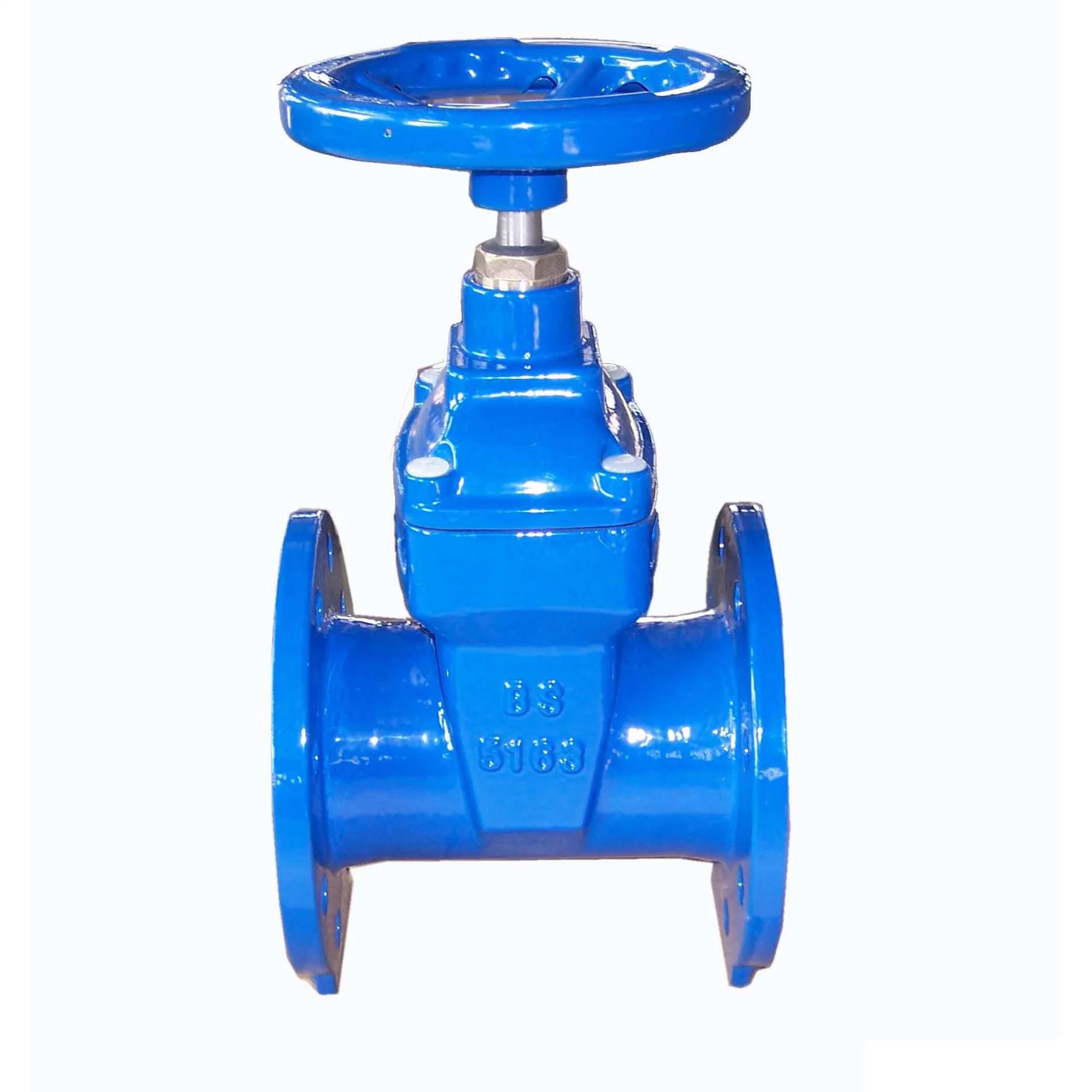 DIN/API/BS/JIS Rubber Soft Seat Water Supply Wcb 304 Ggg40 Gg25 Industril Flange Cast Iron Gate Valve