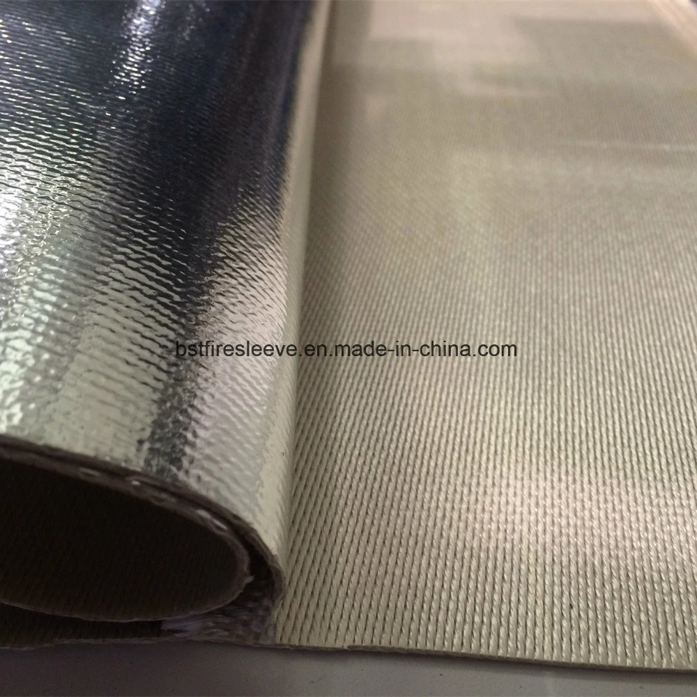 High-Temperature Industry Steel Production Power Generation Metal Processing Glass Production Fireproof Materials Cloth Aluminized Silica Heat Reflective Fabric