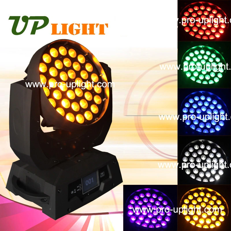 رأس متحرك 36*18 RGWA+UV 6in1 إضاءة مرحلة LED لغسل التكبير/التصغير