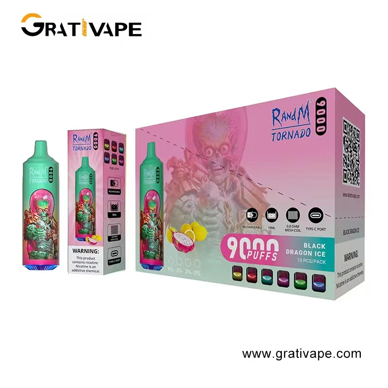 Nuevos Productos nuevos VAPE E Cigarette Vapes 9000 Puffs with MOQ bajo