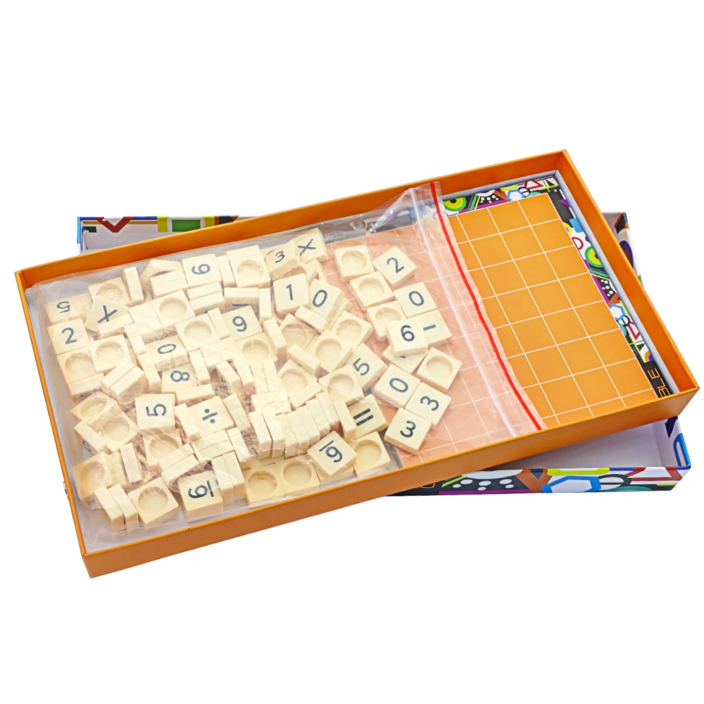 Juego de cajas de tarjetas de memoria Juego de papel de impresión personalizado Tabla de plástico Juegos de mesa Juego lógico de la abuela