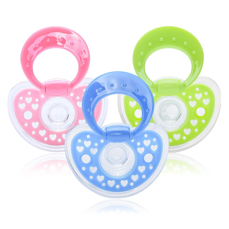 Baby Nipple Silicone-Coated Orthodontic Pacifier with Handle