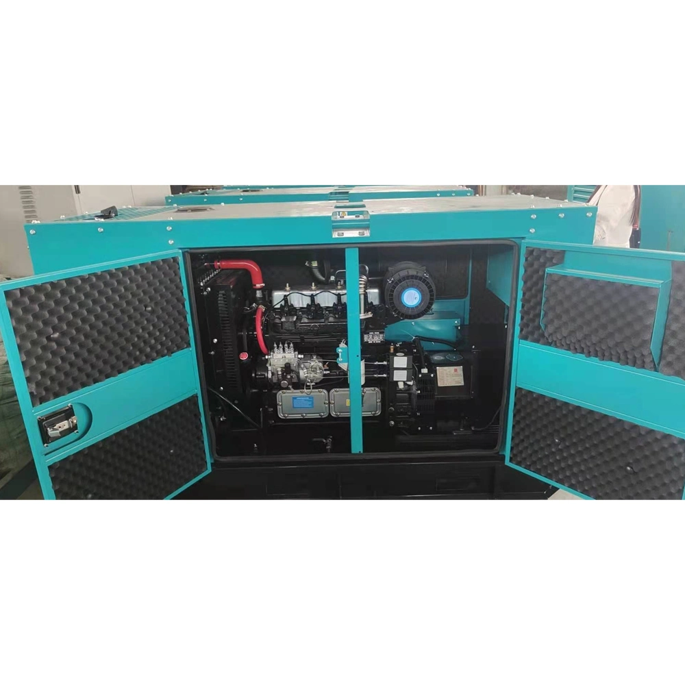 Generador de energía silenciosa de propulsión manual/caja abierta con motor Cummins/Yanmar/motor diésel/motor de gasolina/refrigeración por agua para Hotel Industrial