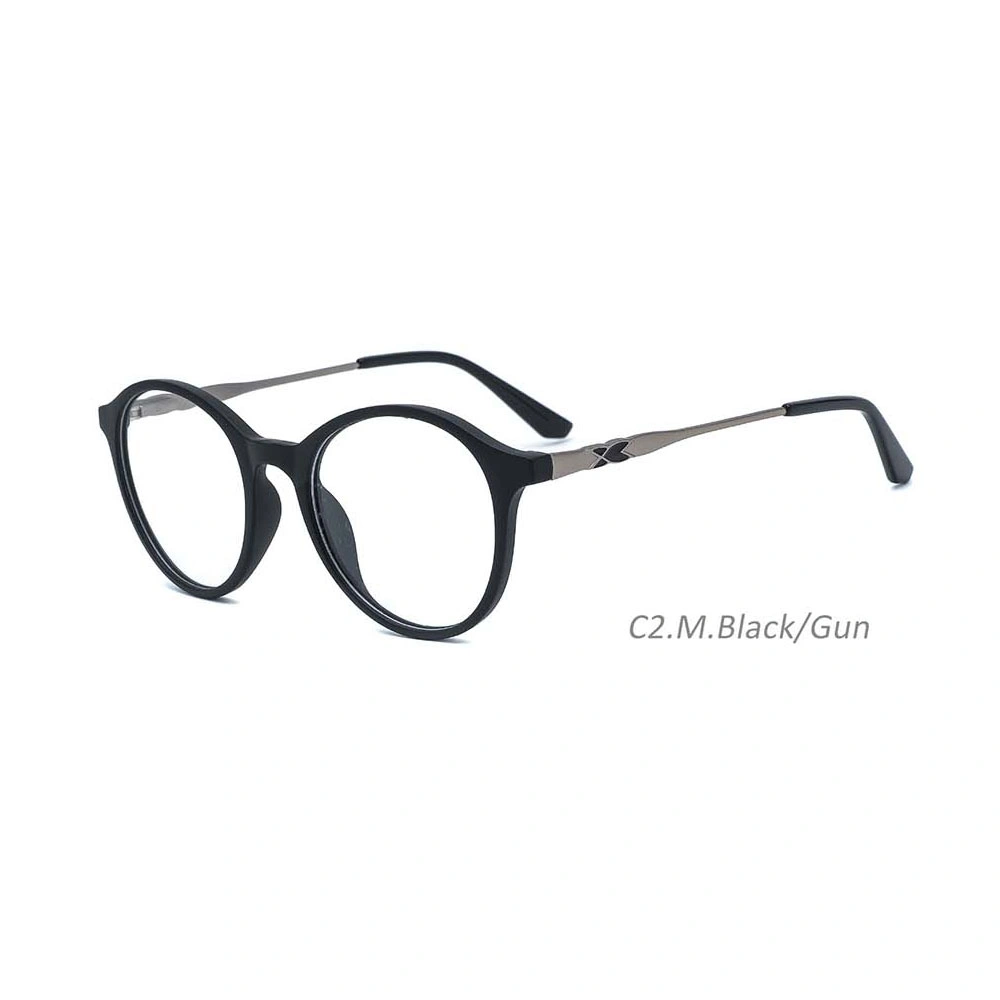 Customized Classic Retro Tr90 Metal Round Optical Frames Eyewear