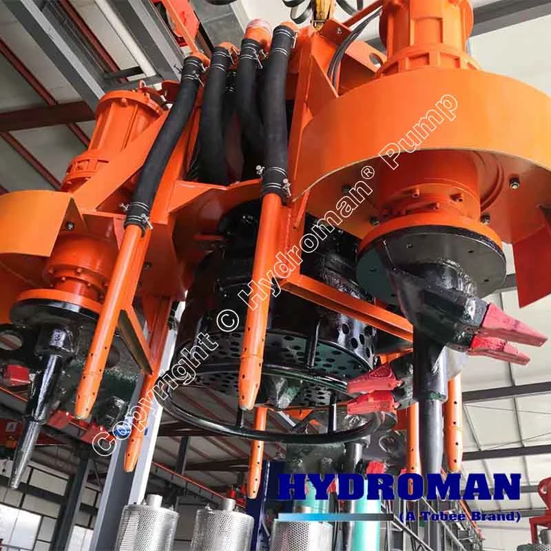 Submersible Sand Suction Dredge Pumps for Jet Ring