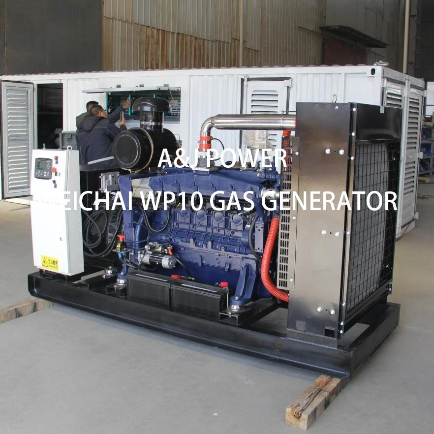 Weichai Wp10 Engine 150kw Natural Gas Generator with ISO9001 Approved