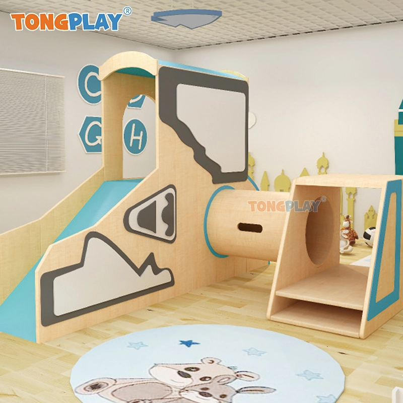 PE Board Baby Kids Toys Muebles Castillo Interior Playground Equipment Loft para niños pequeños