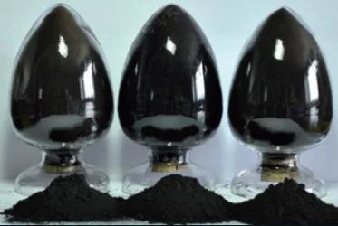 Petites particules noir de carbone pour plastique