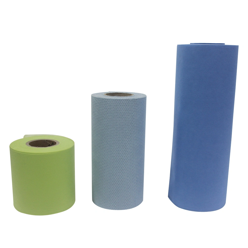 100% polypropylène PP Spunbond Nontissé matériel pour les meubles Non-Woven Bedsheet/tissu/Spun-Bonded