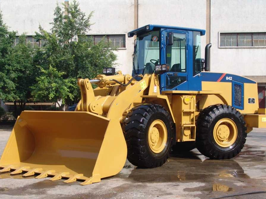 Factory Price Rated Load 4000kg 2.1cbm Capacity Front Wheel Loader 840h