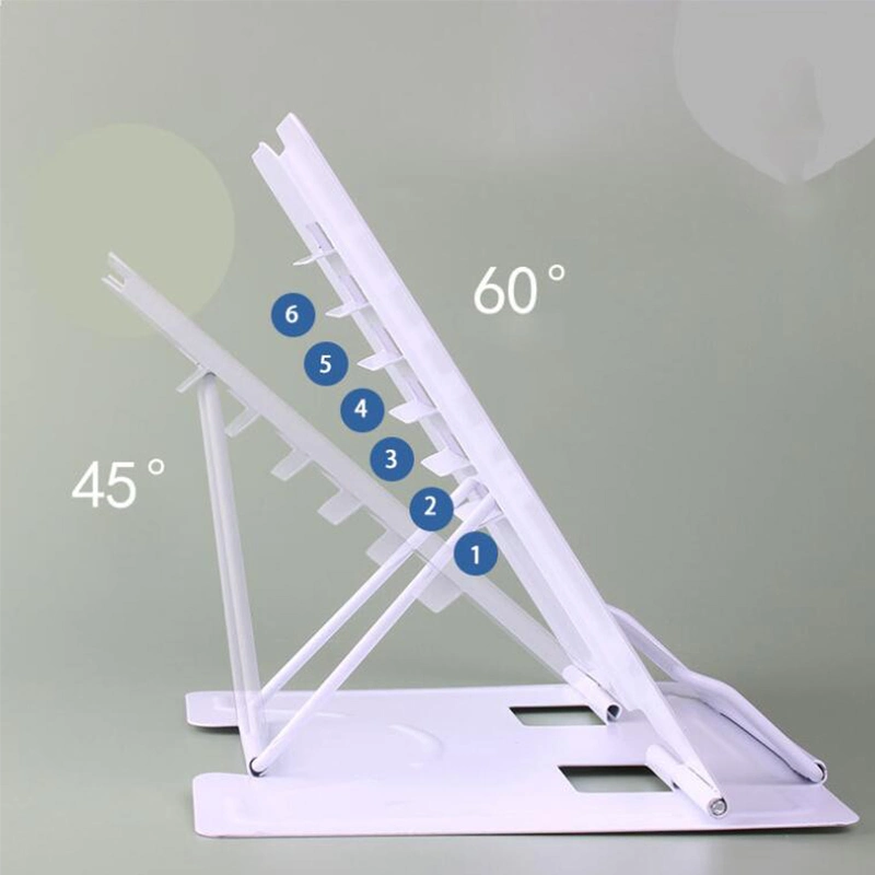 Adjustable Bookshelf Tray and Page Clips Recipe Reading Desk Portable Sturdy Lightweight Bookshelf