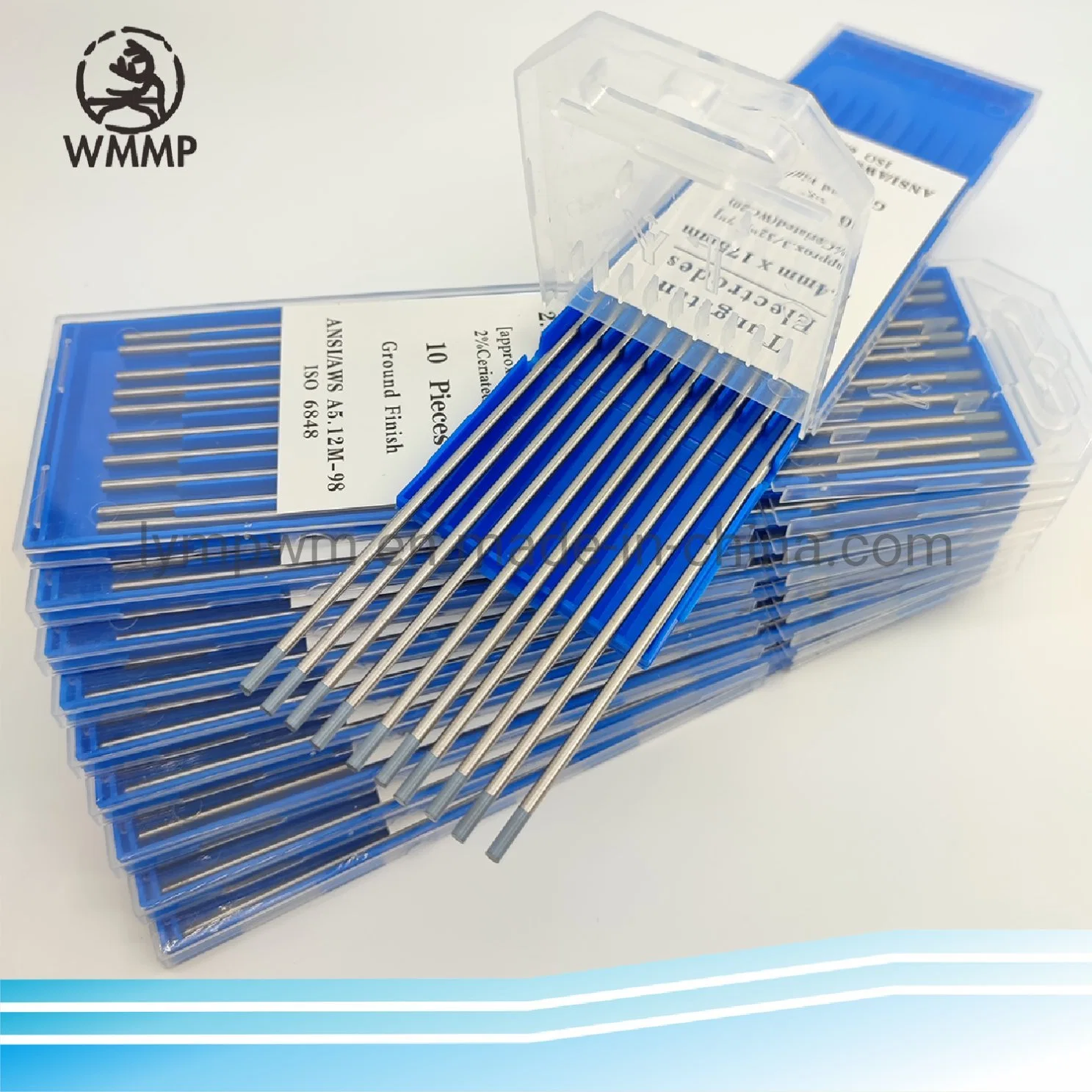 Ground Finish Dia3.0*175mm Wc20 Tungsten Ceriated Electrodes Rods