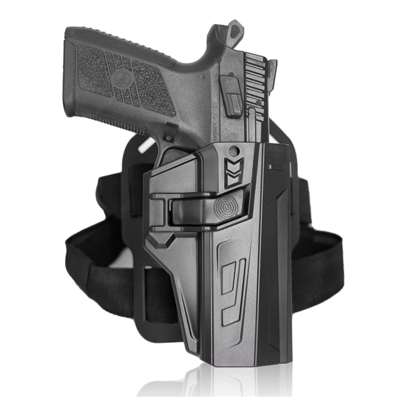 Plastic Steel Quick Release Gun Holster Is Suitable for Chest Belt