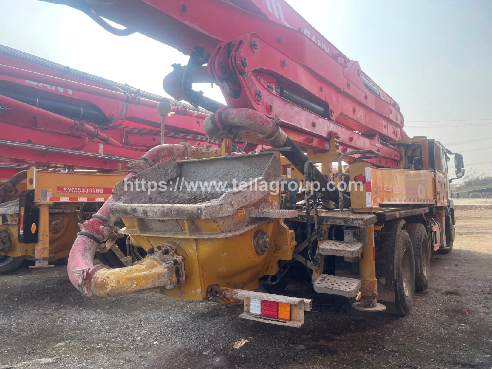 2016 China Used 38m Sany Concrete Pump Truck Concrete Construction Machinery