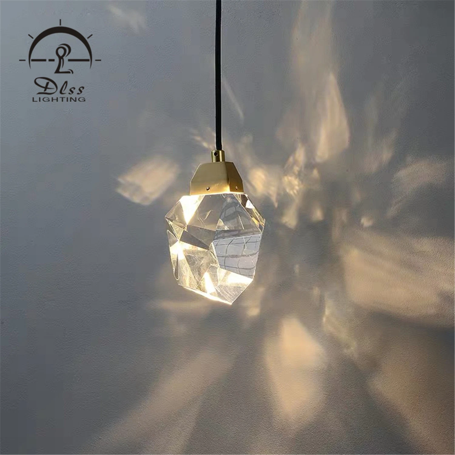 Lampe moderne de luxe décoration d'intérieur éclairage Crystal lumière LED simple Hotel lustre