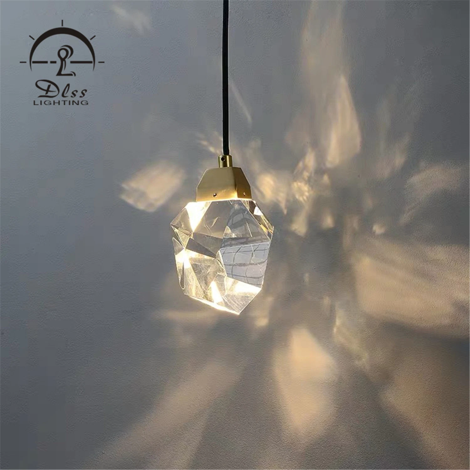 Современная лампа Luxury Home Decoration освещение Crystal Single LED Light Отель Chandelier