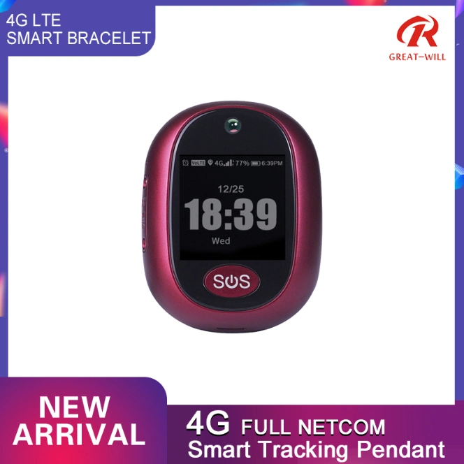 4G Tracker GPS bracelet montres tombent en bas de l'alarme Sos localisateur GPS personnel