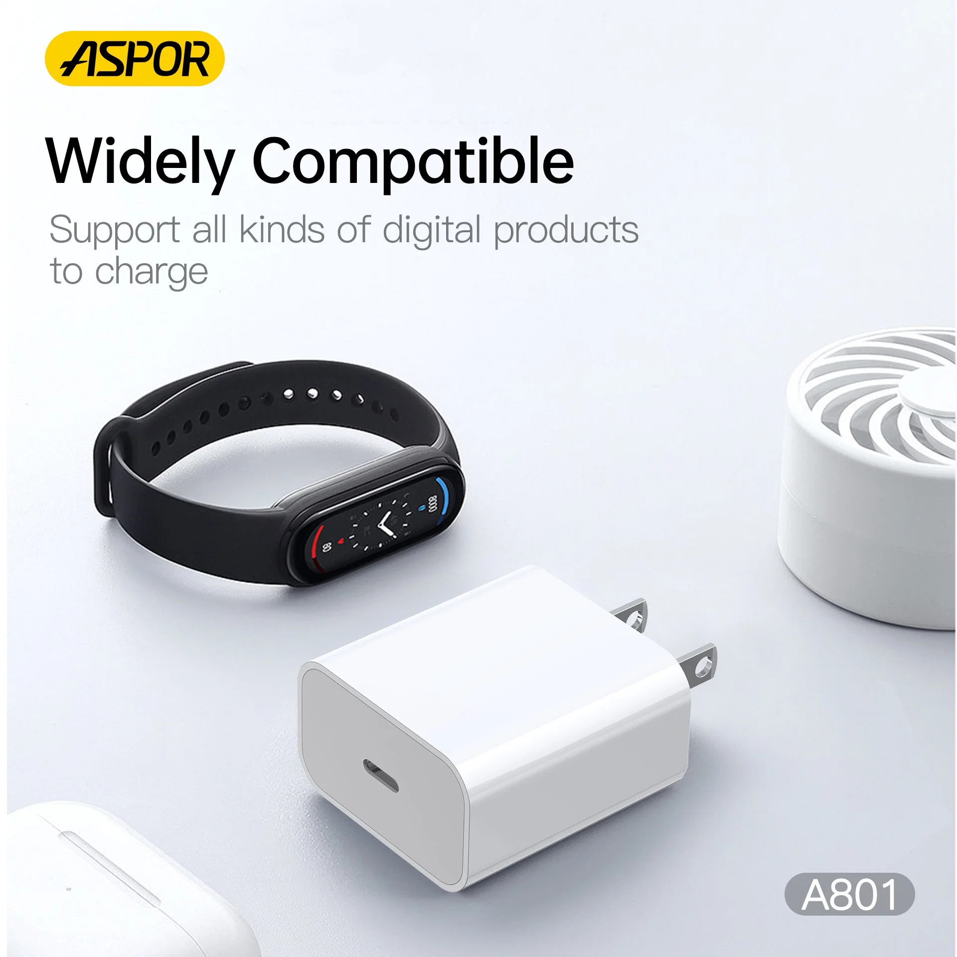 Factory Wholesale/Supplier Pd20W Fast Charging Adapter Cargador Rapido for Ios/Andriod Fast Charger