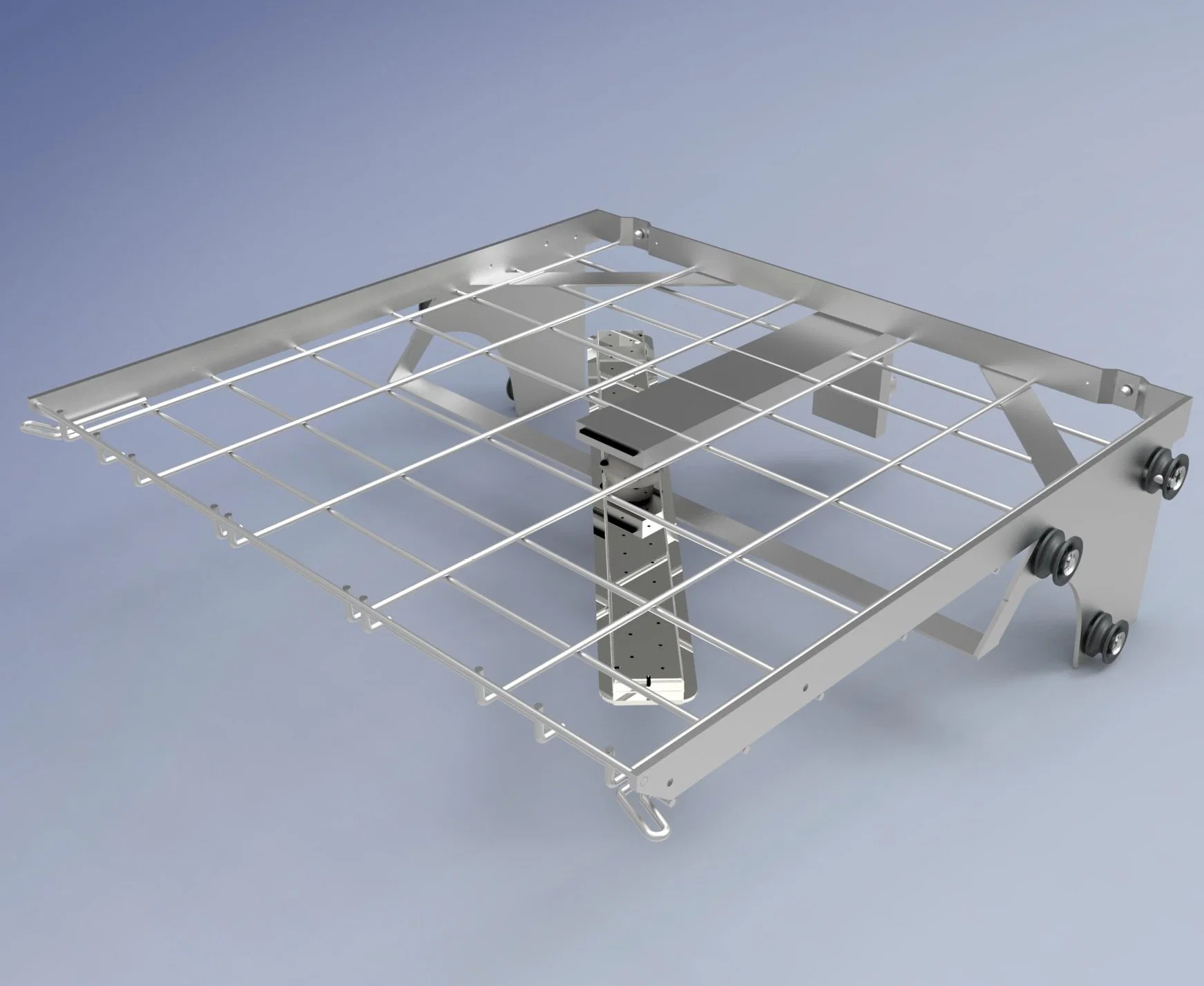 Height-Adjustable Upper and Middle Modular Baskets with Built-in Spray Swivel Arms Can Hold Various Racks