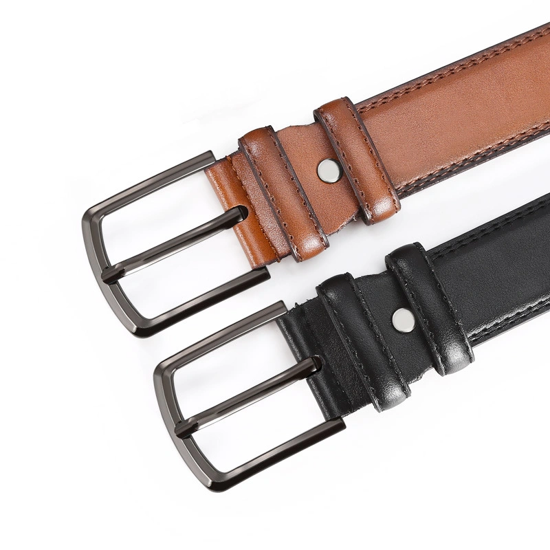 New Design Men&prime; S Pin Buckle PU Belt for Jeans Pants