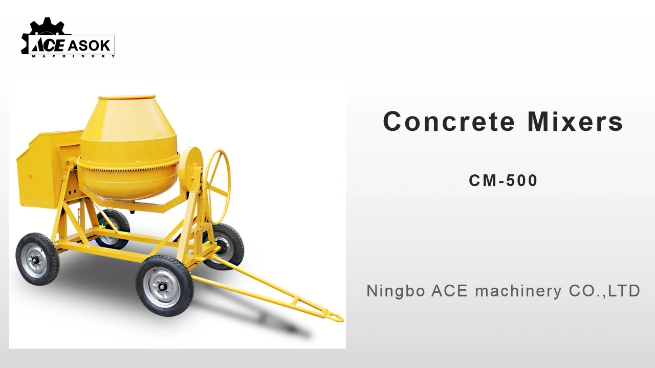 Wholesale Construction Machinery 500L Cement Mixer Concrete Mixer