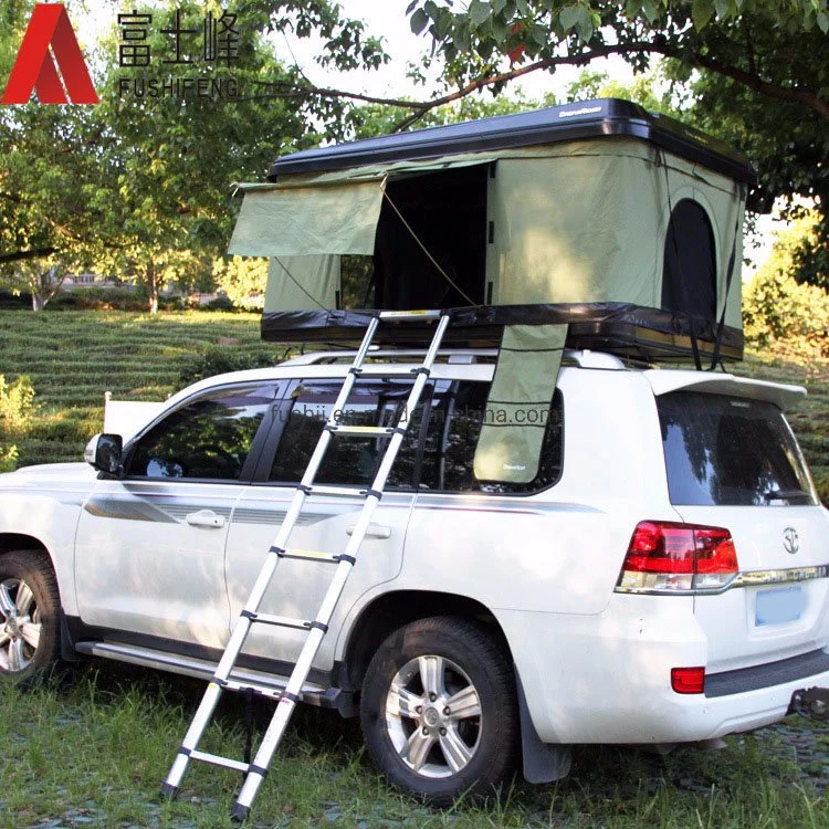 Roof Top Tent Aluminium Telescopic Step Ladder for Camping and Travelling