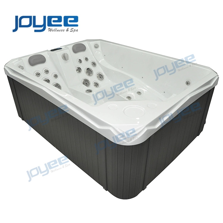 Joyee Triangle Hot Tub Outdoor SPA Made in China 4 Persons SPA with Foot and Leg SPA