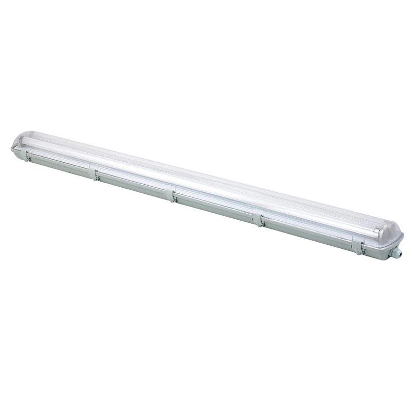 Luz LED Tri-Proof Simva IP65 CCT 3000-6500K 5 PÉS Vapor Tight Linear, fixações à prova de pó fixação LED anticorrosão 58 W para escritório, parques de estacionamento