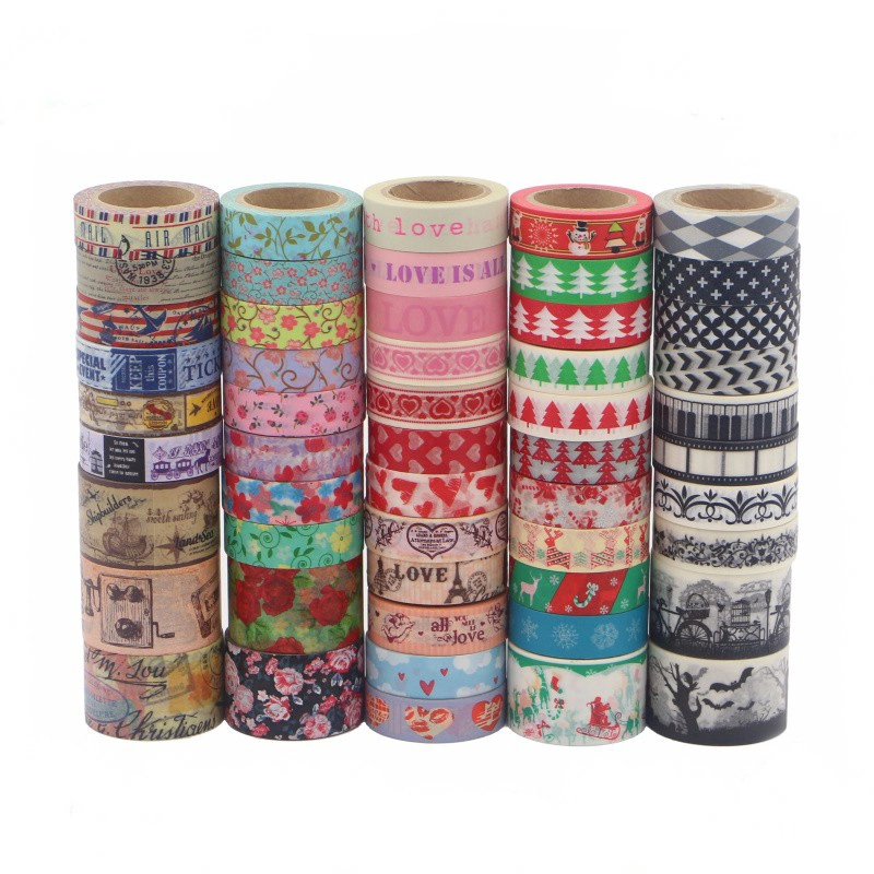 Gift Box Packing Cute Cartoon Washi Paper Tape Set Factory