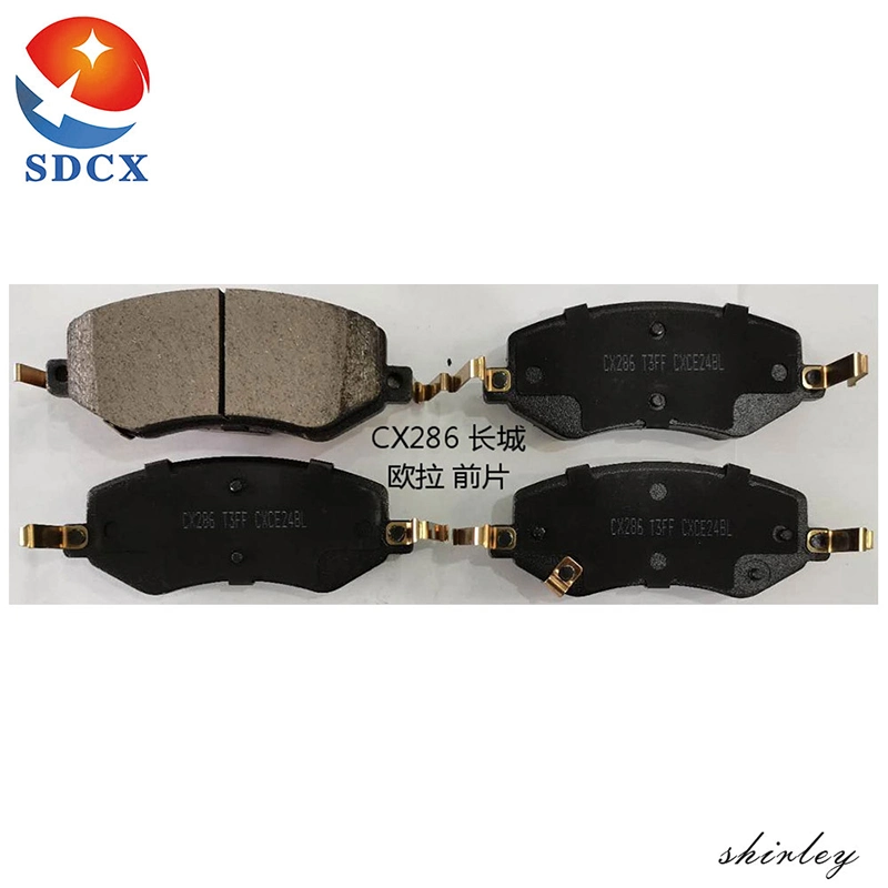 Oudewo Cx286 Applied for Different Countries Car Brand Brake Pad Pastillas De Freno for Ora R1 R2