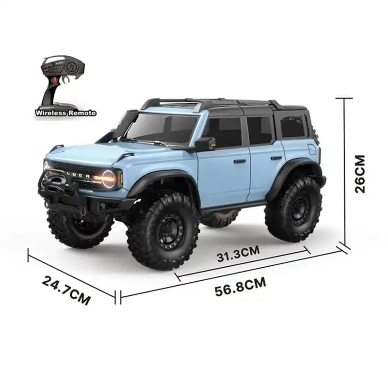 RC Climbing Car Model 1: 10 Scale 2.4G RC Electric 4WD Climbing Vehicle