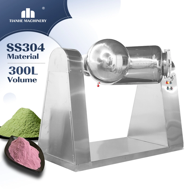 Stainless Steel V Shaped Asymmetrical Cylinder Mixer Vh300 Powder Mixing Machine