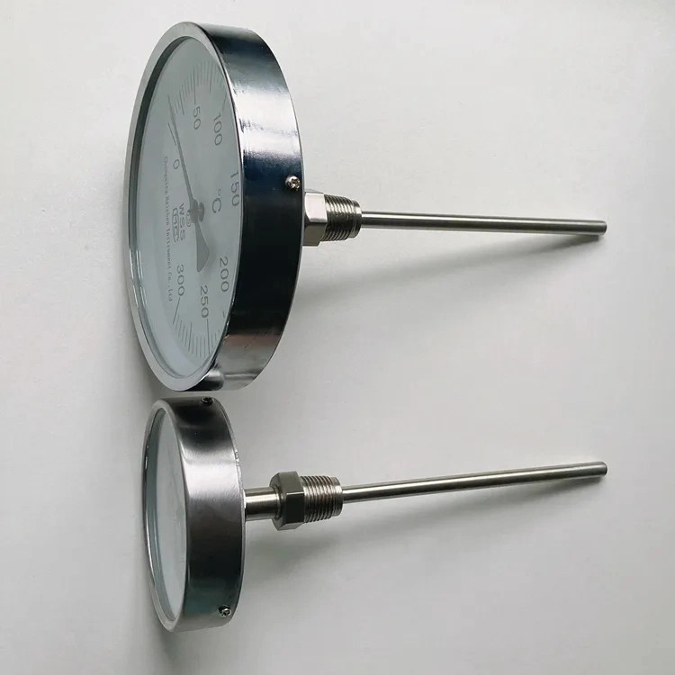 Wss IP65 Industrial Temperature Gauge Bimetal Thermometer Wss Industrial Temperature Gauge