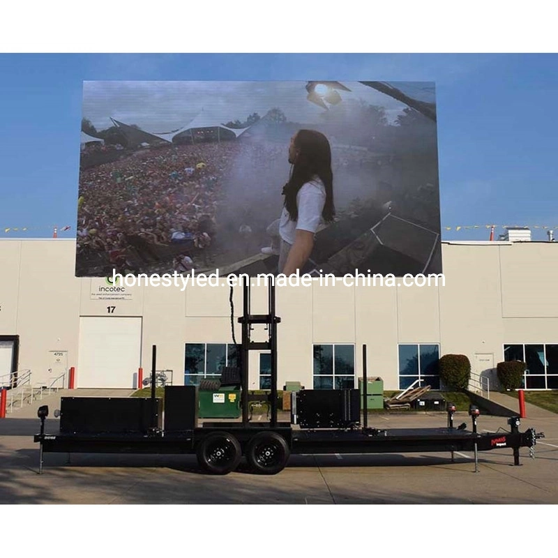 Best Brightness LED Display Panel Outdoor P3.91 Full Color LED Board Wall Die Casting Aluminum 500X500mm/ 500X1000m LED Signs