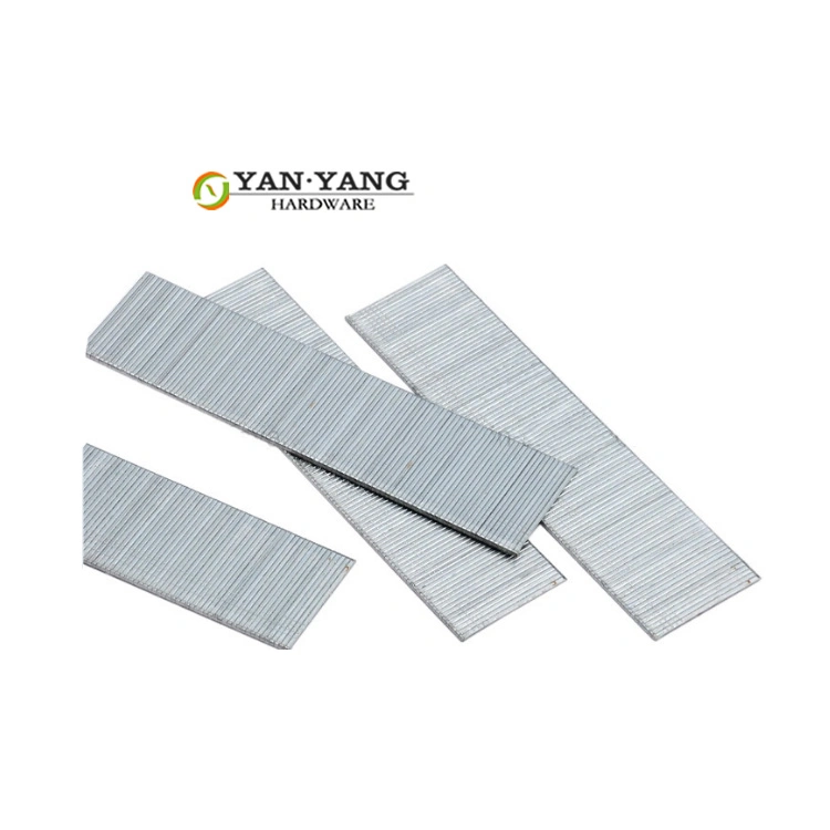 Fábrica de Yanyang Tapicería personalizada Muebles galvanizados grapas N838 Industria duradera Grapas