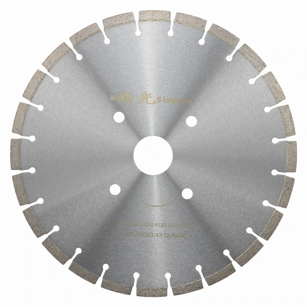 350mm Air Saw Blades with 24 Teeth for Granite Cutting