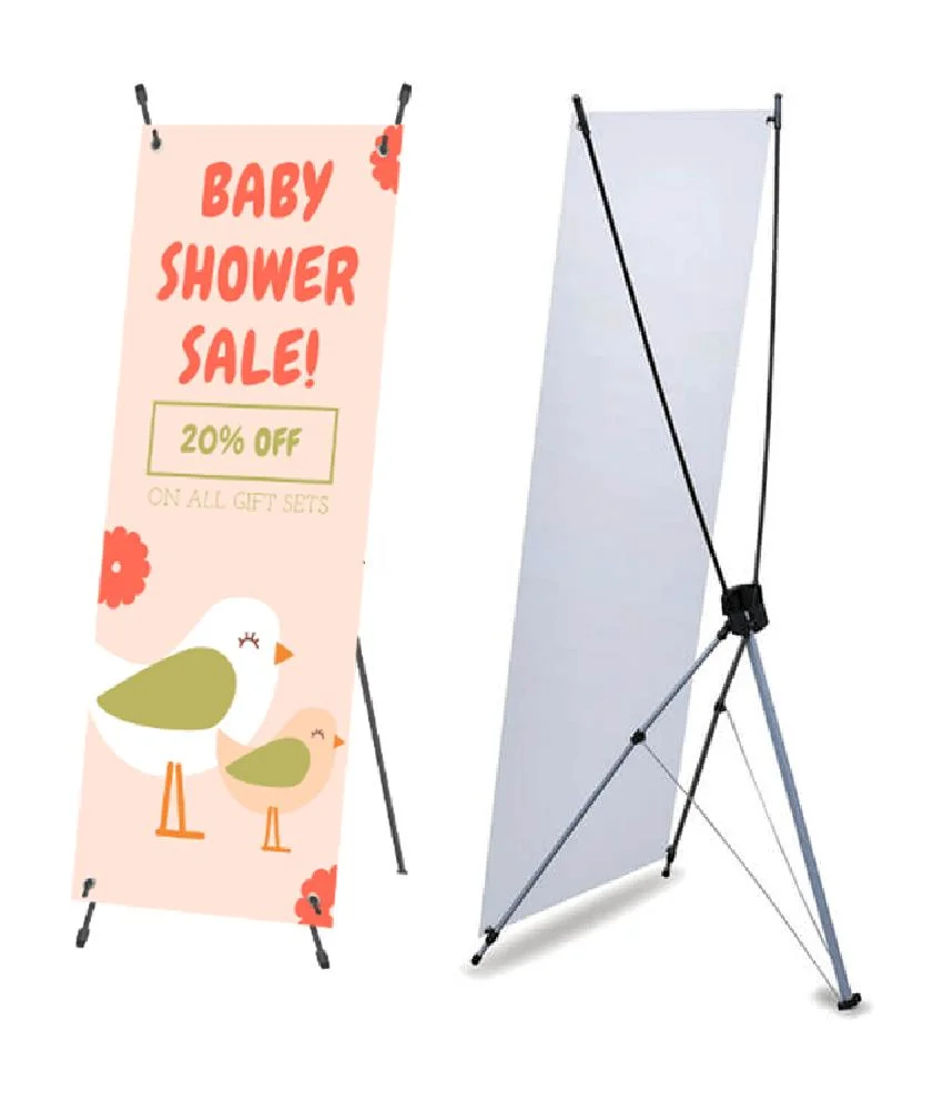Hot Sale Outdoor Promotion Customs X Shape Banner for Advertising