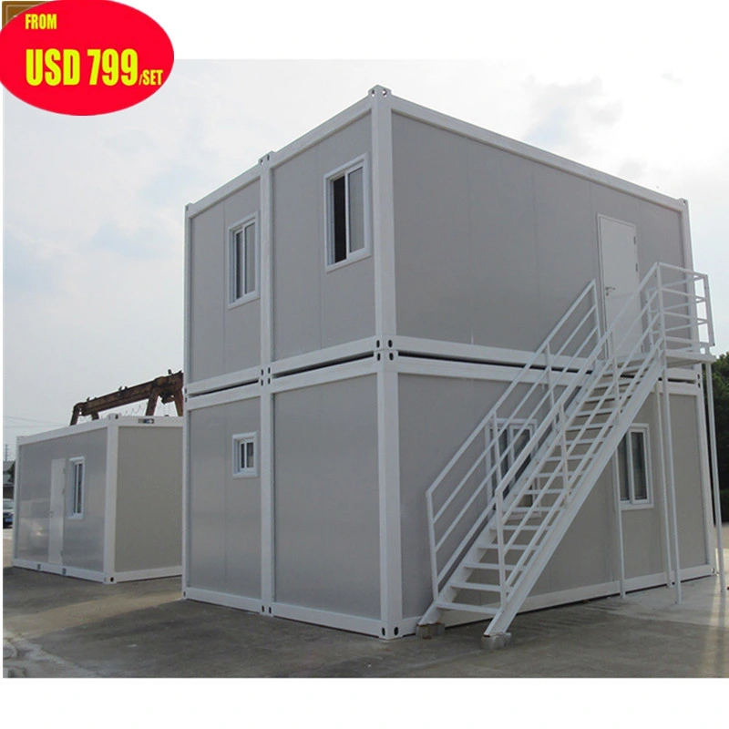 Prefabricated 20 FT Sandwich Panel Container Home with Bathroom Toilet