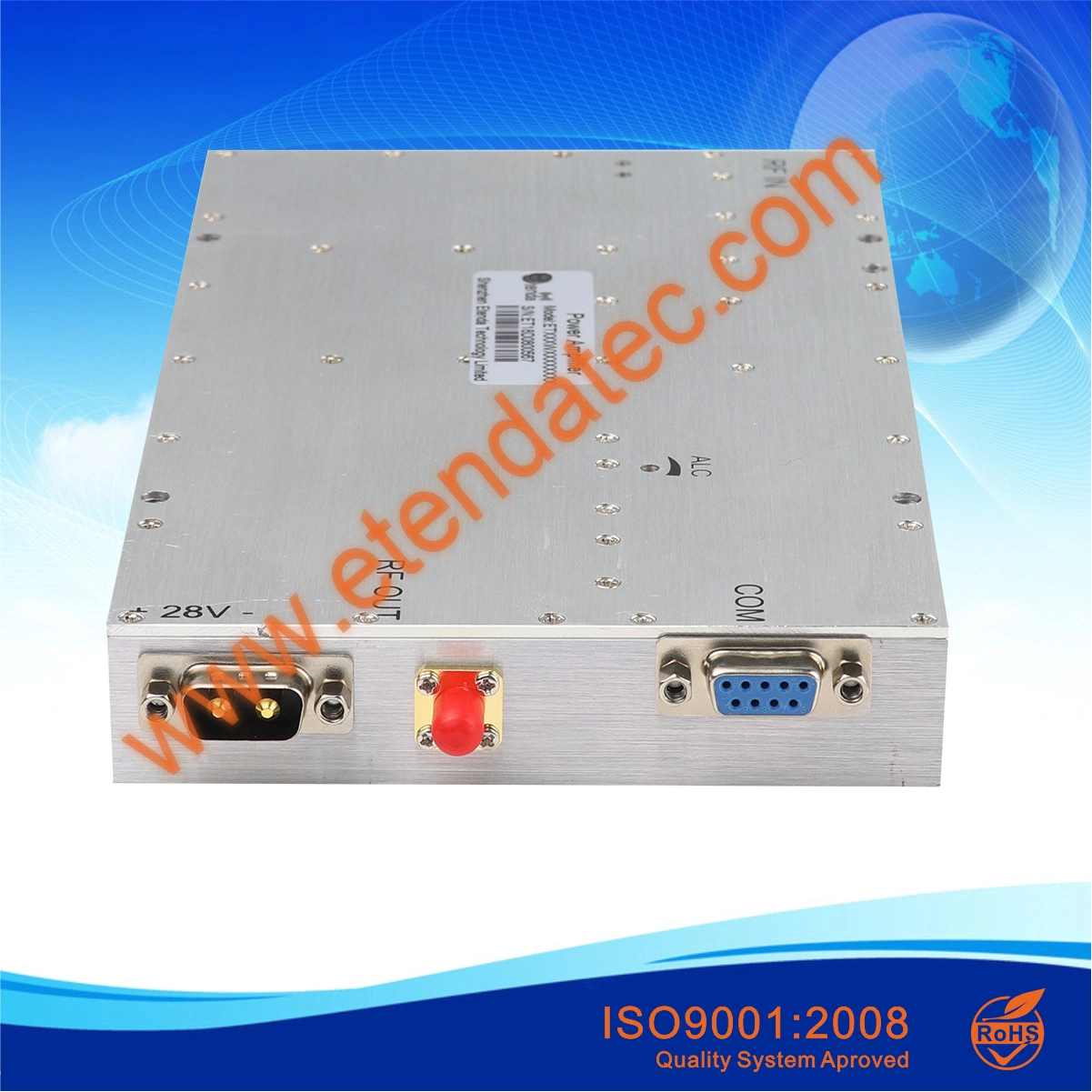 50W 500MHz to 3000MHz GaN Solid State Broadband RF Power Amplifier