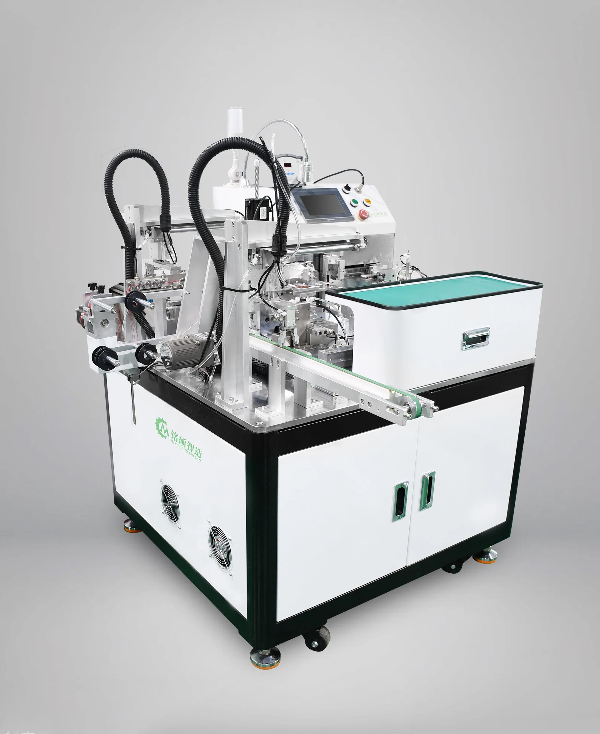 Factory Made Fully Automatic Cable Wire Cutting Stripping Tinning Wire Soldering Machine