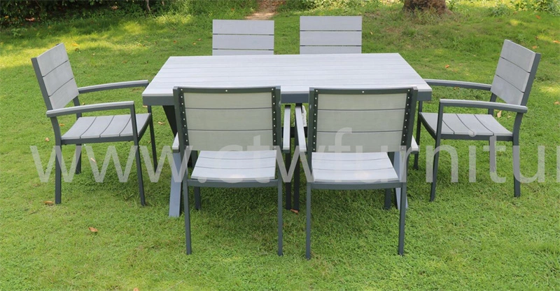 Outdoor Garden Furniture/Plastic-Wood Dining Chair for Sale