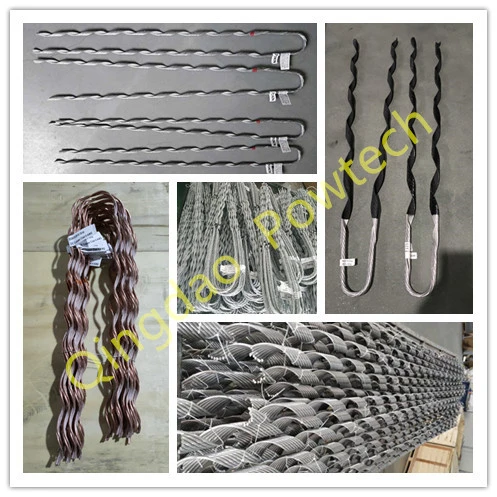 Galvanized Steel Preformed Guy End Guy Grips