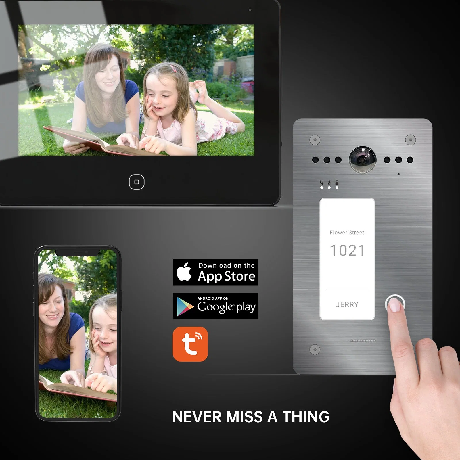 Smart IP Video Doorphone for 1 Family