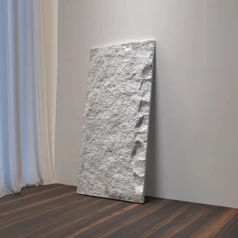 2023 resistência leve a temperaturas elevadas PU Stone Faux Polyurethane Stone Painel