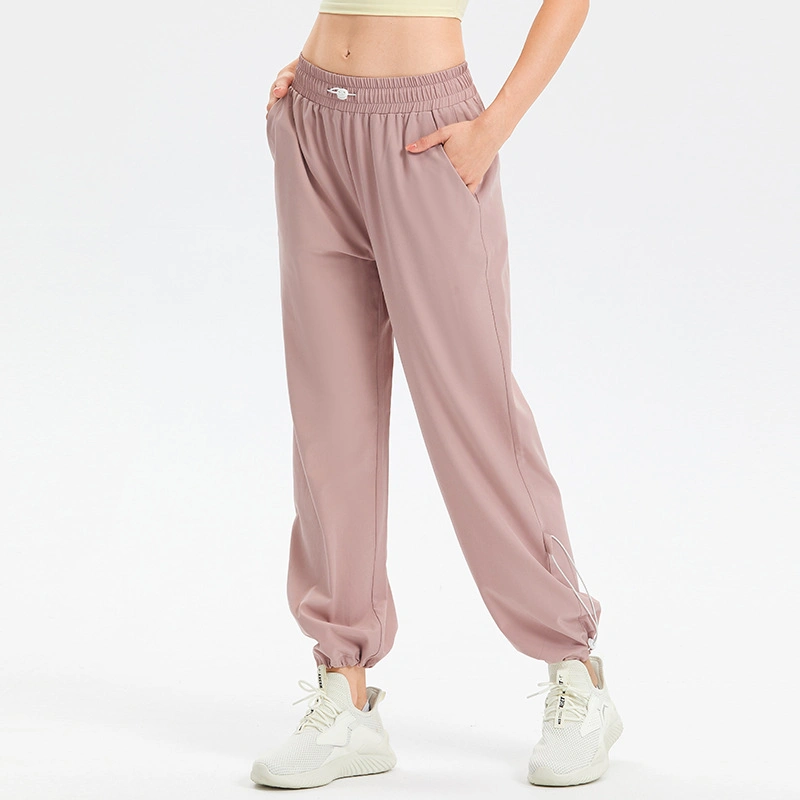 Casual Workout Solide Active Wear Jogger Track Cuff Trainingshose Sport Lässige Trainingshose mit Taschen Active Wear Sporthose