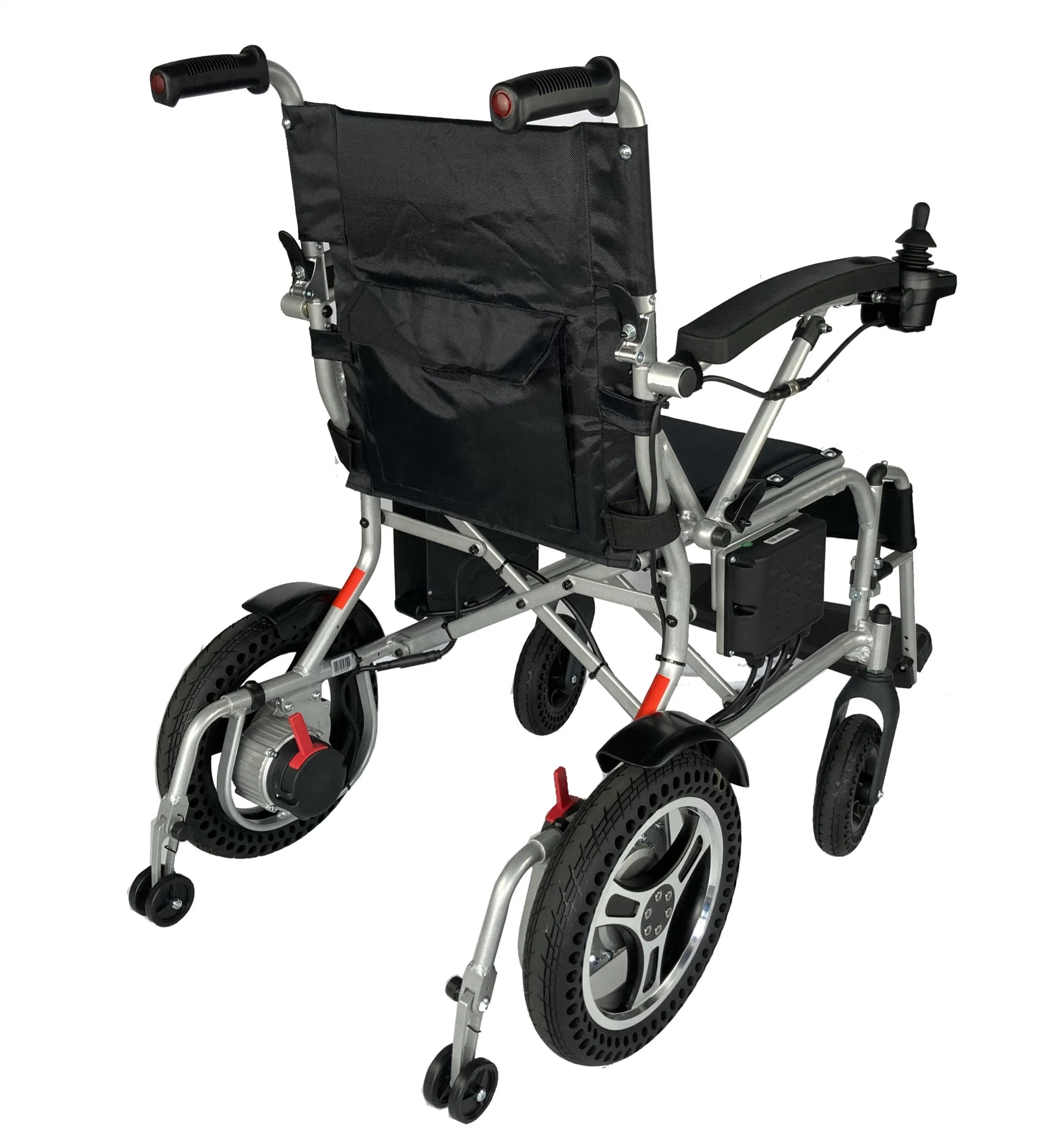 Nanjing Electric Wheelchair Manufacture Lightweight Portable Wheel Chair Motorised Powerchair for Handicapped