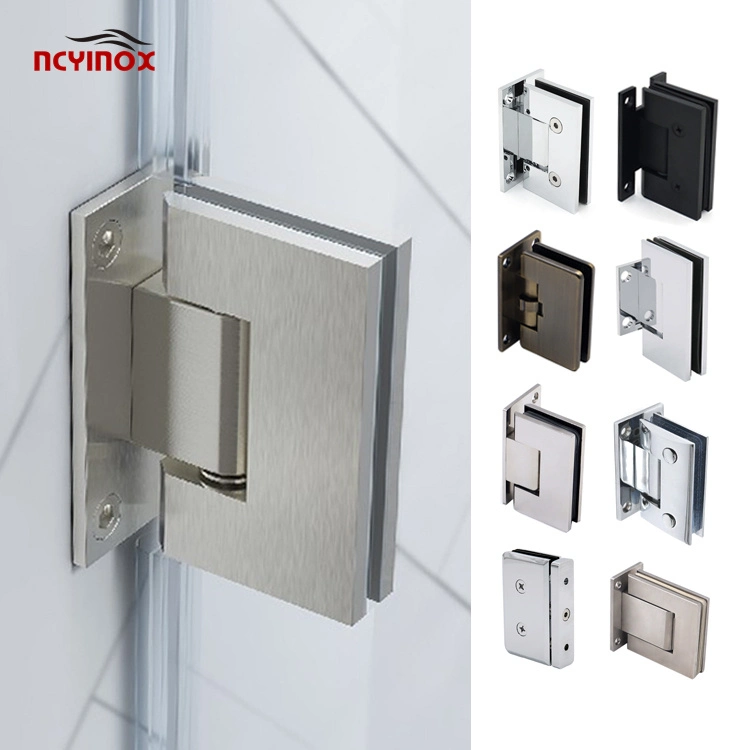 Heavy Duty 180 Degree Shower Door Hardware Stainless Steel Shower Glass Door Hinge