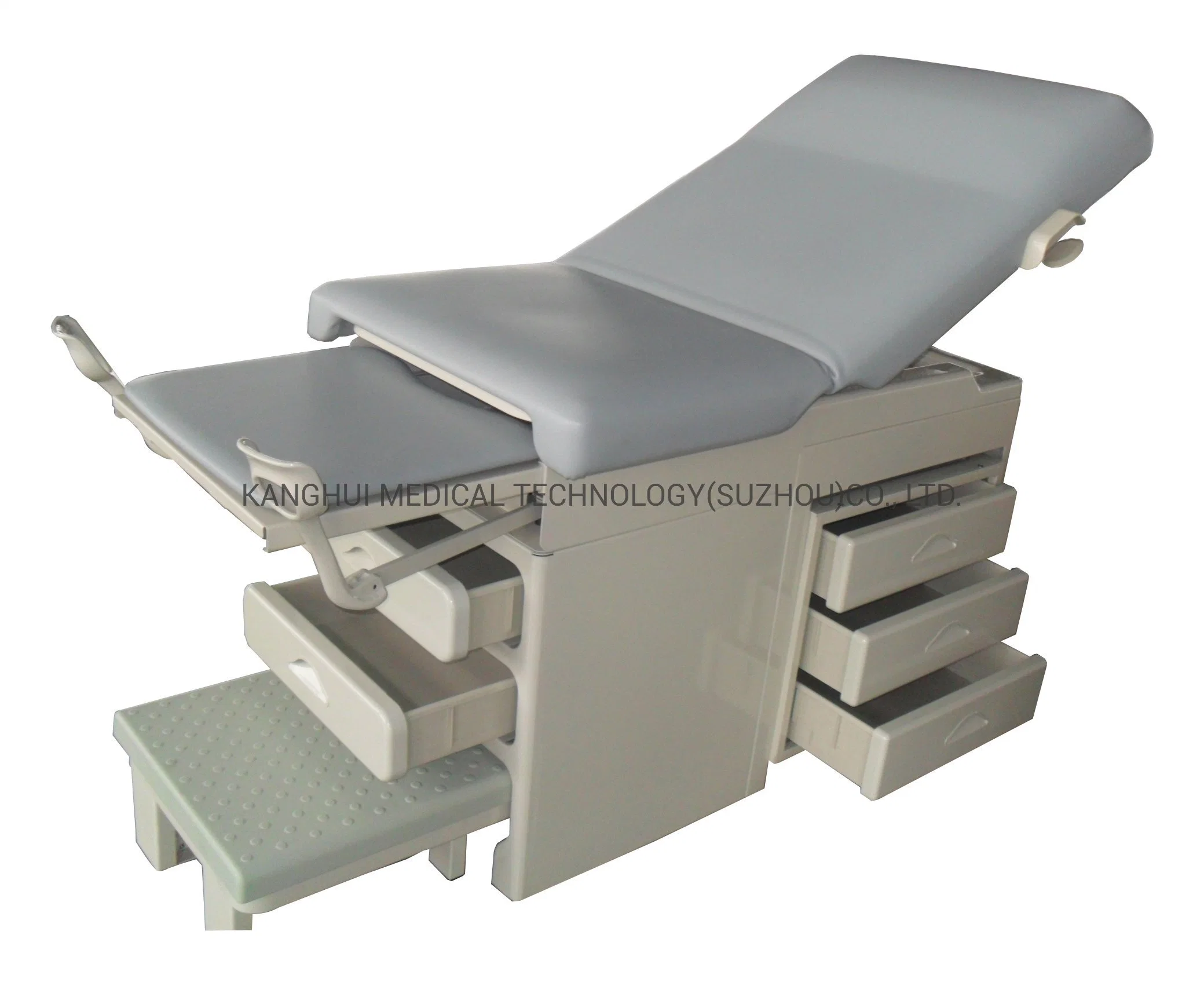 High Quality Adjustable Backsection Mattress PU Leather Leg Section Footrest Examination Table