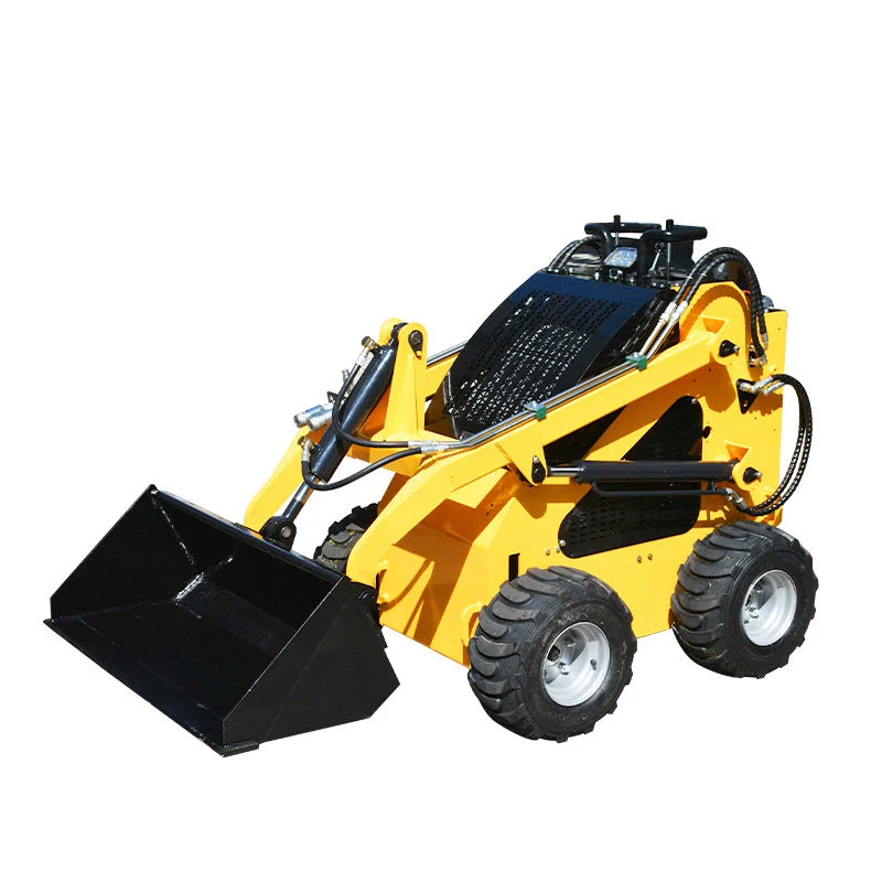 Small Skid Steer Front End with Bucket Mini Steer Loader Attachment Skidsteer