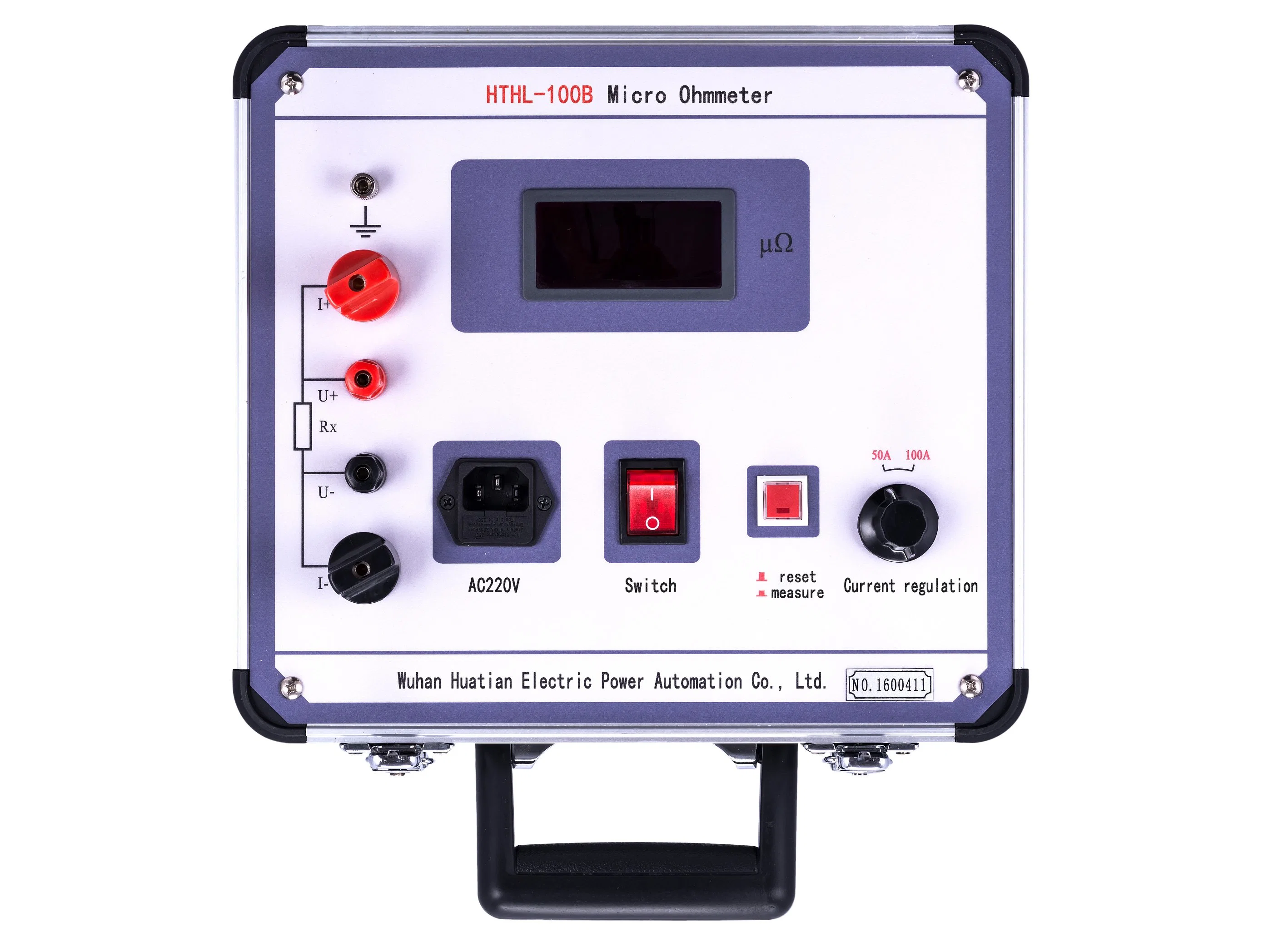 Hthl-100b 0~1999 Microhm DC 50, 100A Contact Circuit Resistance Measuring Instrument